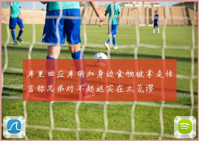 库里回应库明加身边食物被拿走传言称兄弟对不起这实在太荒谬